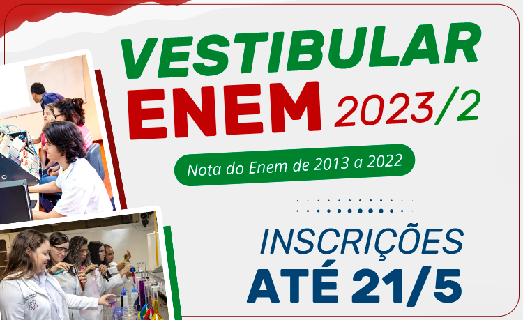 Para o Câmpus Luziânia são ofertadas 20 vagas para licenciatura em Química e 30 para tecnologia em Produção Cultural (EaD)